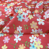 Sewing Room Festival Pink Cotton Floral Fabric Cu
