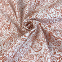 Remnant - Sewing Room - Henna Art - Orange (1.35m)