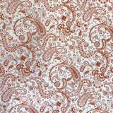 Sewing Room Henna Art Orange Cotton Fabric S