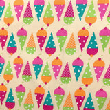 Sewing Room Ice Cream Cotton Fabric S