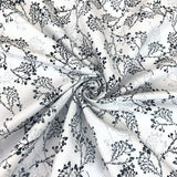 Sewing Room Ivy Black Dress Fabric Swirl