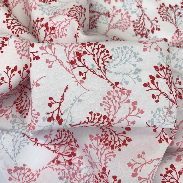 Sewing Room Ivy Red Dress Fabric Fold