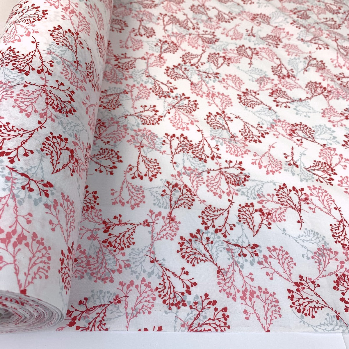 Sewing Room Ivy Red Dress Fabric Roll