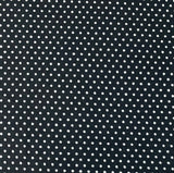 Sewing Room Mirco Dot Black Cotton Fabric Cud