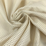 Sewing Room Mirco Dot Cream Cotton Fabric Cud