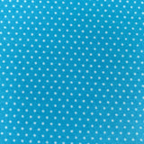 Sewing Room Mirco Dot Turquise Cotton Fabric S