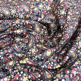 Sewing Room Paisley Black Dress Fabric