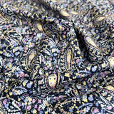 Sewing Room Paisley Navy Dress Fabric