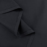 Shadowlands Dark Navy Heavy Cotton Mesh Stripe Swiss Woven Fabric Fold