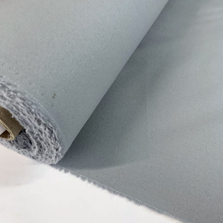 Shiva Grey Wool Polyester Cashmere Fabric R