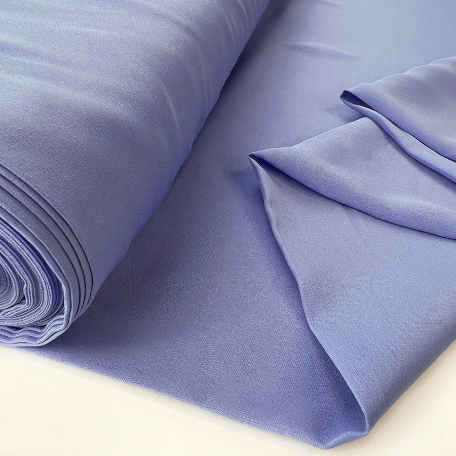 Silk Acetate Dress Fabric Danbury Crepe Pastel Blue Bolt