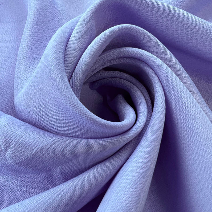 Silk Acetate Dress Fabric Danbury Crepe Pastel Blue Twist
