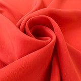 Silk Acetate Dress Fabric Danbury Crepe Scarlet Twist