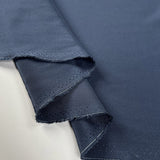 Silk Crepe De Chine Petrol Italian Ex Designer Plain Woven Deadstock Dress Fabric Fold