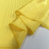 Silk Radiance Yellow Ex Designer Italian Satin Dress Fabric Fold