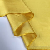 Silk Twill Eva Lemon Yellow Italian Ex Designer Deadstock Dress Fabric Fold