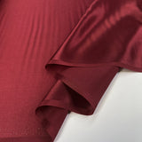 Silk Whisper Wine Red Italian Ex Designer Habotai Dress Fabric Fold