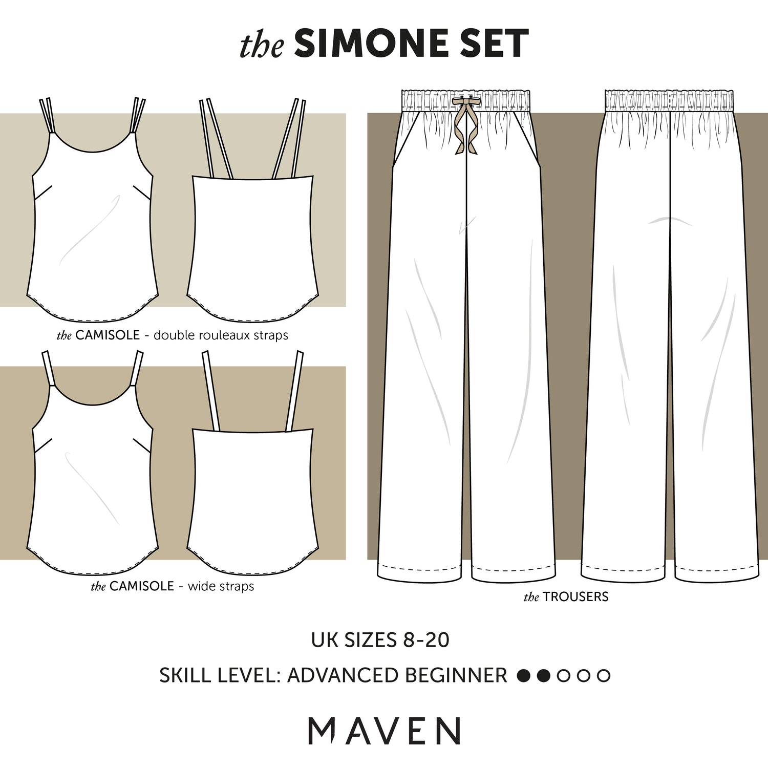 Simone Set Pattern Maven Sketch