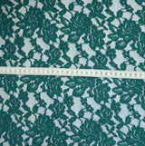 Simply Lace Polyester Lace Teal Dress Fabric S