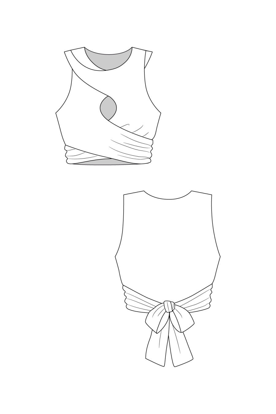 Sisko Interlace Dress And Top Pattern By Named Clothing 1