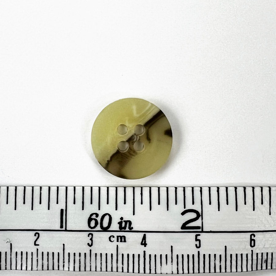 Small 15mm Round Plastic Marble Buttons Pk20 Size
