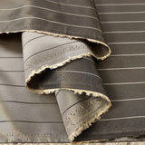 Snakes   Ladders Viscose Acetate Stripe Gold Bronze Lining Fabric Fold