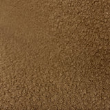 Snuggle Soft Brown Polyester Boucle Coating Fabric