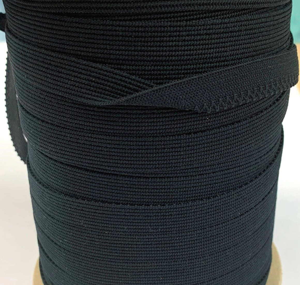Soft Black Knitted Knicker Elastic 12Mm