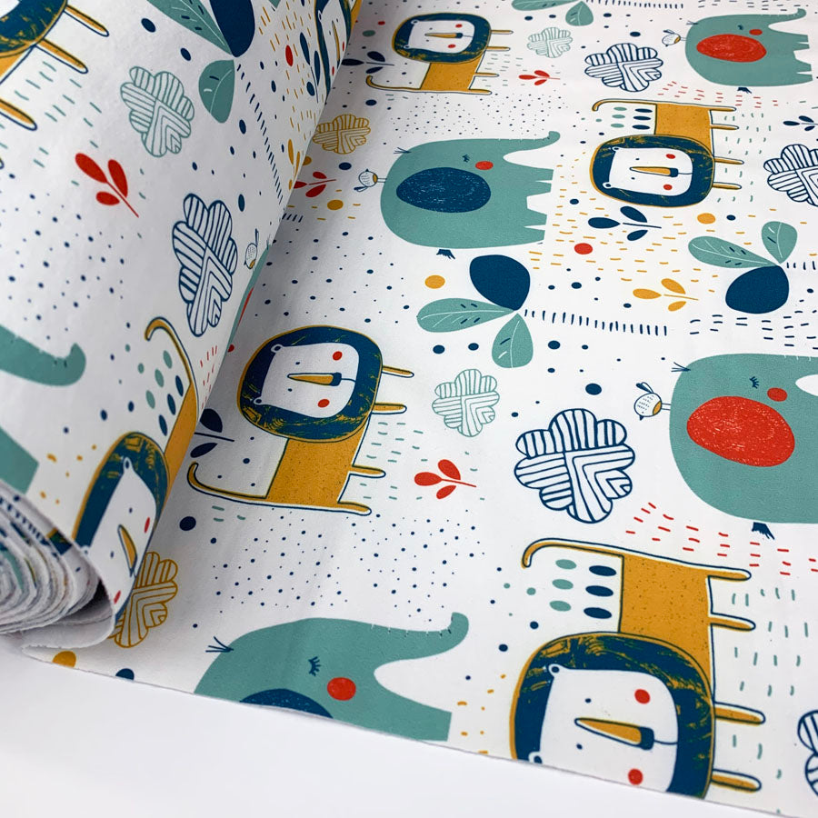 Soft Shell Funky Safari White Roll