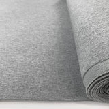 Soft Shell Melang Grey Polyester Mirco Fleece Back Fabric Bolt