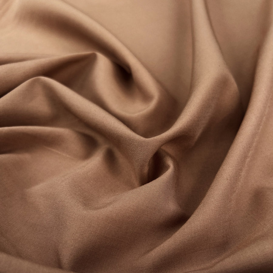 Soft Twill Shirting Salmon Italian Ex Designer Dress Fabric