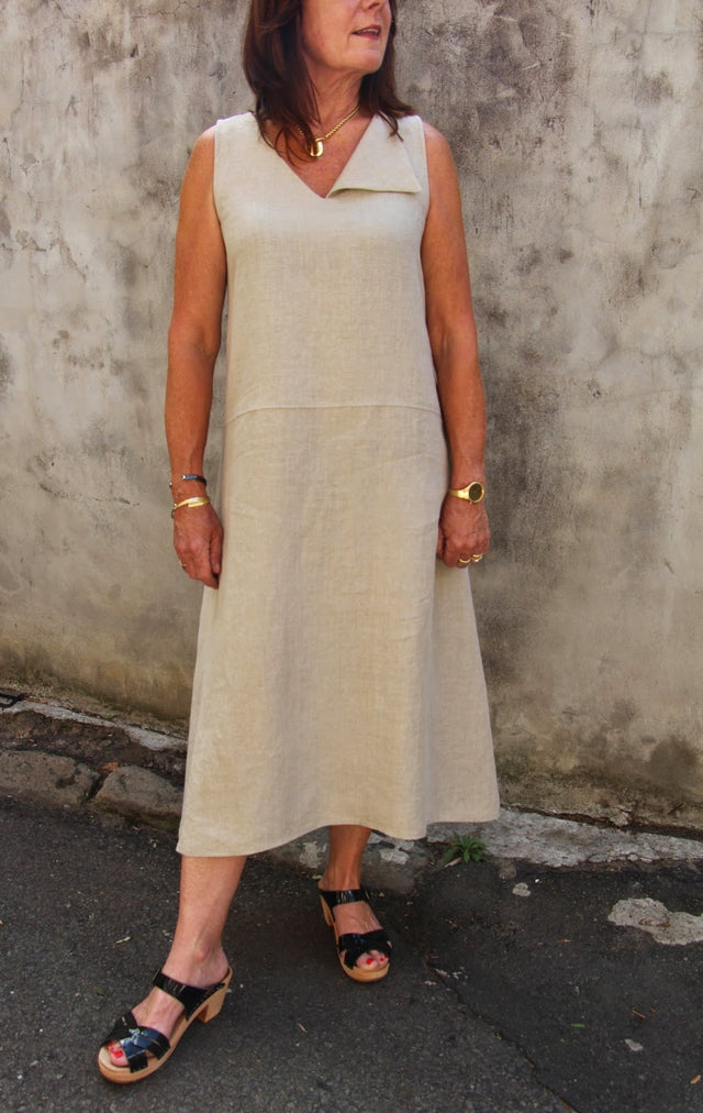 Sohie dress pattern tessuti 2