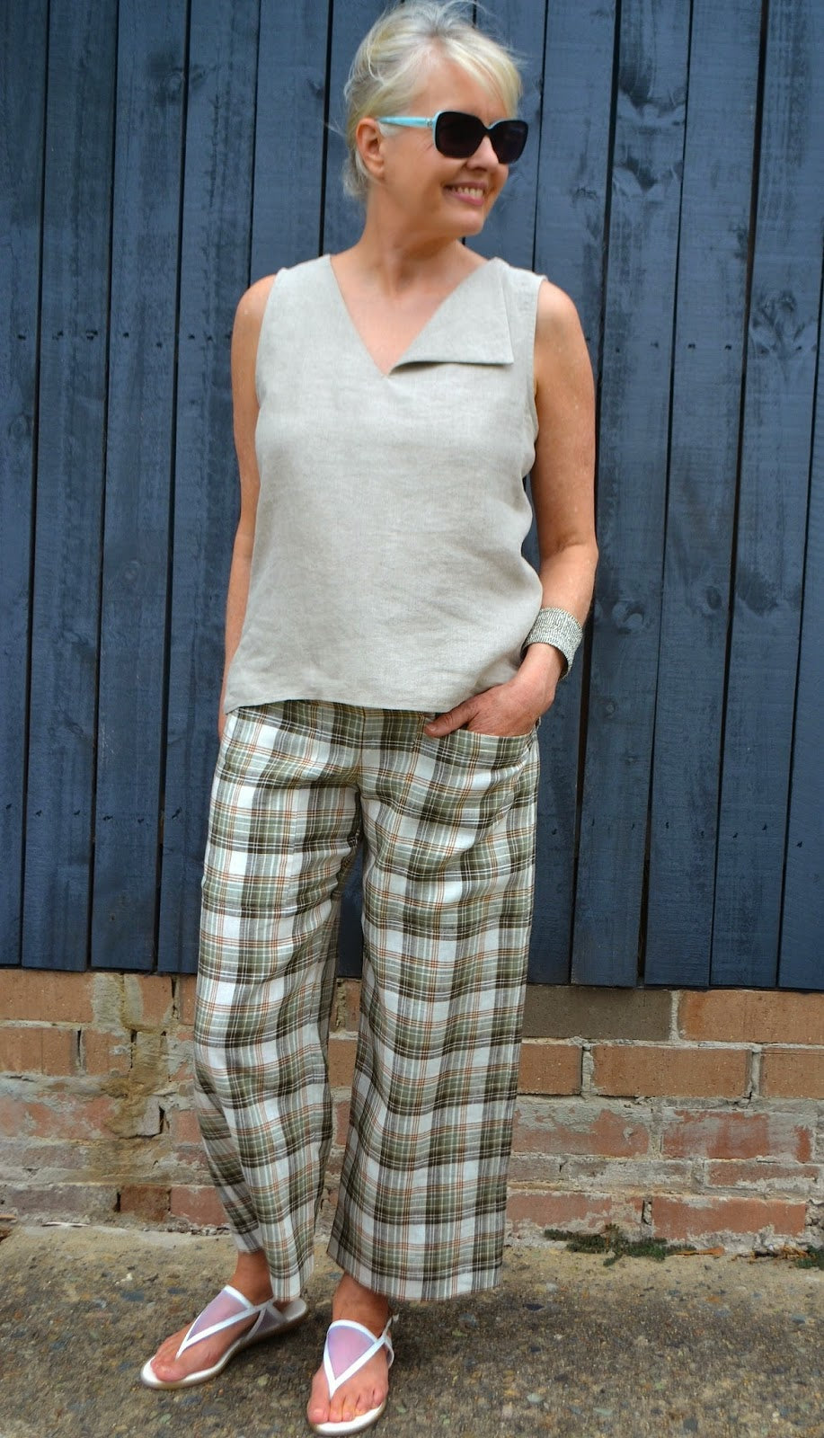 Sohie dress pattern tessuti 3