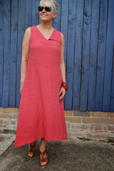 Sohie dress pattern tessuti 4