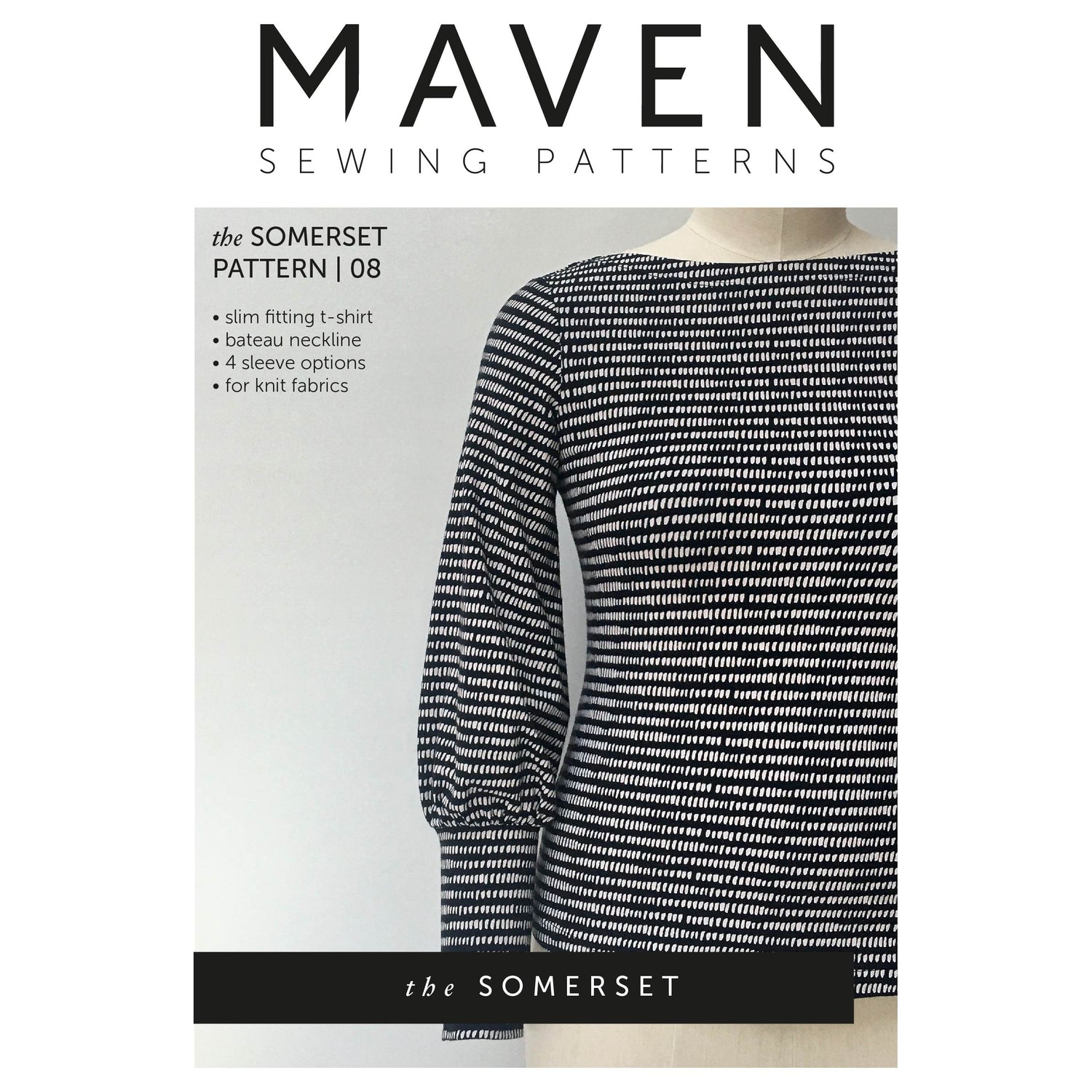 Somerset T Shirt Pattern Maven Cover
