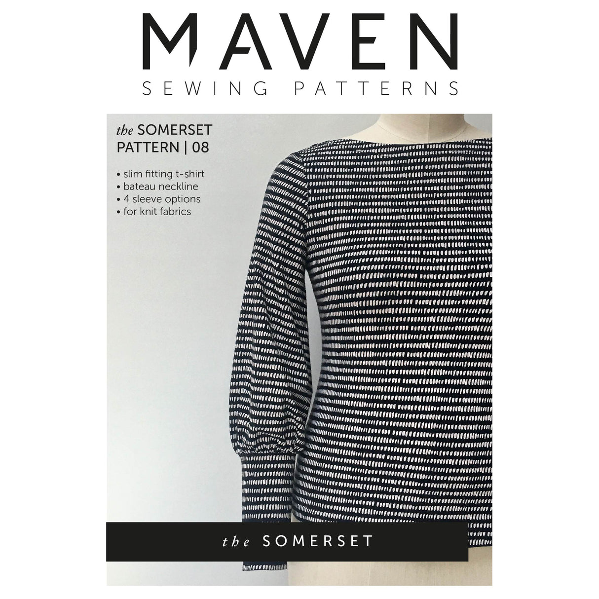 Somerset T Shirt Pattern Maven Cover