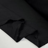 Sporty Nylon Spandex Black Stretch Fabric Fold