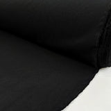 Sporty Nylon Spandex Black Stretch Fabric Roll