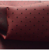 Spotty Lining Dark Red Polyester Spotty Dark Red Dress Lining Fabric Cud