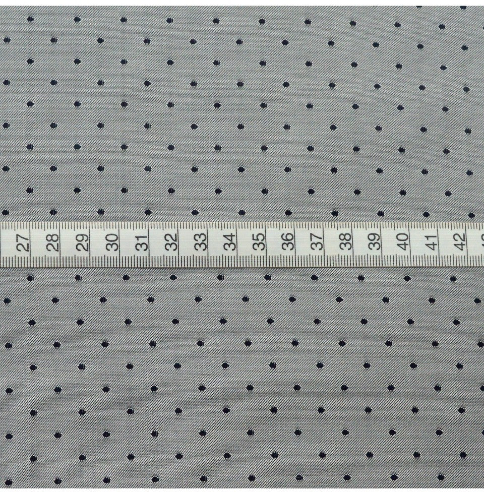Spotty Lining Silver Grey Polyester Spotty Silver Grey Dress Lining Fabric S