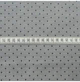 Spotty Lining Silver Grey Polyester Spotty Silver Grey Dress Lining Fabric S