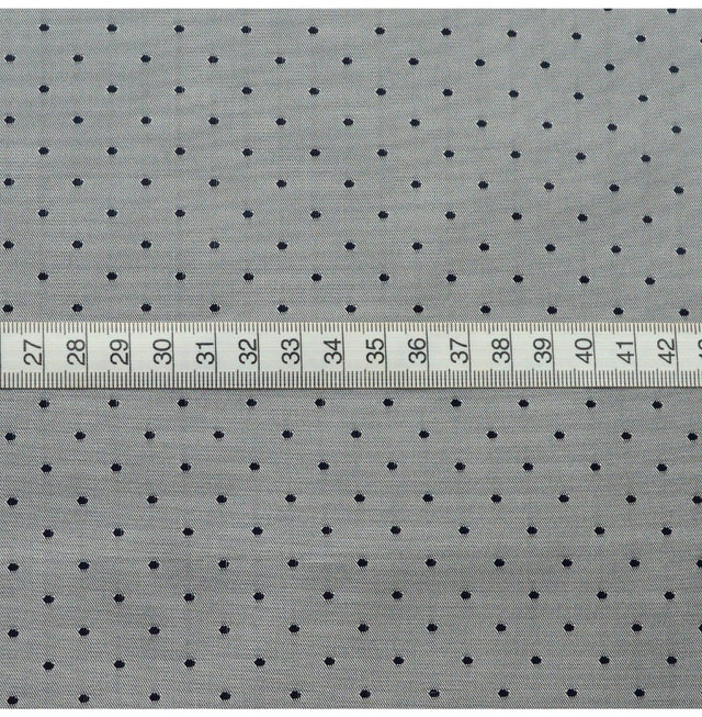 Spotty Lining Silver Grey Polyester Spotty Silver Grey Dress Lining Fabric S