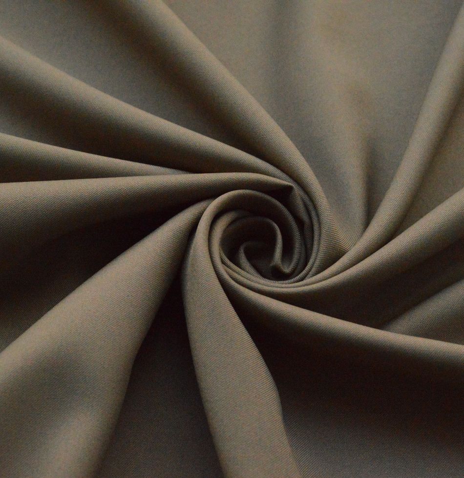 St Elsewhere Polyester Suiting Khaki Fabric Cud