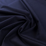 Standard Cotton Navy Plain Woven Dress Fabric