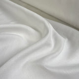 Standard Viscose Twill White Plain Woven Shirting Fabric