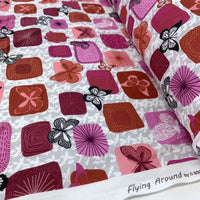 Stof Fabric - Flying Around - Pink