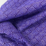 Stof Craft Diamonds Purple Japanese Craft Cotton Fabric Squares Fold