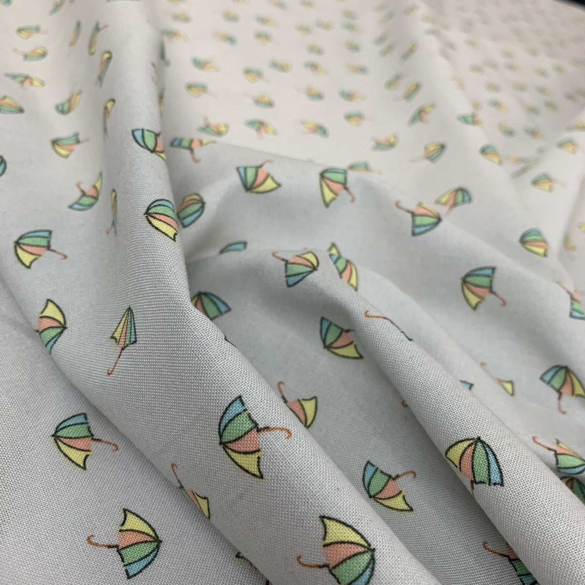 Stof Craft Umbrella Grey Japanese Craft Cotton Fabric Fold