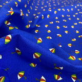 Stof Craft Umbrella Royal Japanese Craft Cotton Fabric Blue Fold