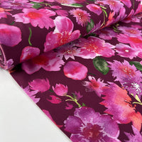 Remnant - Stof Avalana Jersey - Vivid Bloom (1m)